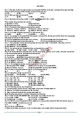 Đề thi thử THPT Quốc gia môn Hóa học - Đề số 26 - Tòng Văn Sinh (Có đáp án)